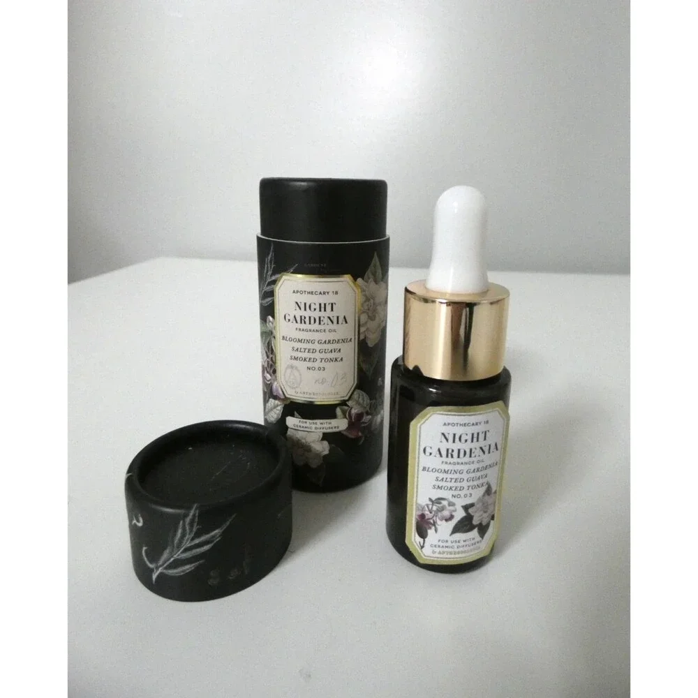 Anthropologie Apothecary 18 Night Gardenia Fragrance Oil Diffuser Dropper 0.5 oz